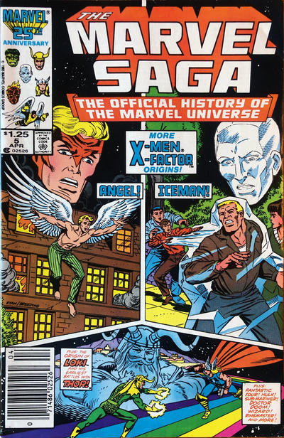 Cover for The Marvel Saga the Official History of the Marvel Universe (Marvel, 1985 series) #5 [Direct]