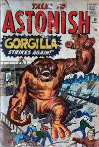 Cover Thumbnail for Tales to Astonish (Marvel, 1959 series) #18 [British]