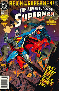 Cover Thumbnail for Adventures of Superman (DC, 1987 series) #503 [Newsstand]