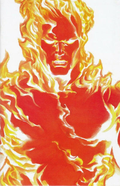 Cover for Fantastic Four (Marvel, 2018 series) #24 (669) [Alex Ross Human Torch Timeless]