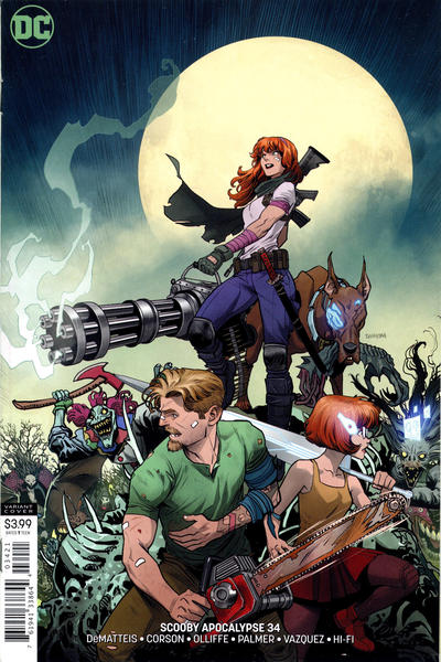 Cover for Scooby Apocalypse (DC, 2016 series) #34 [Dan Mora Cover]