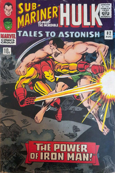 Cover for Tales to Astonish (Marvel, 1959 series) #82 [British]