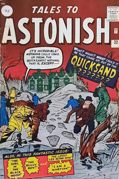 Cover for Tales to Astonish (Marvel, 1959 series) #32 [British]