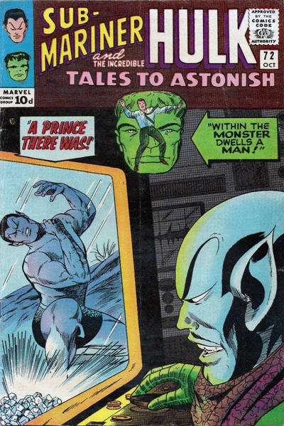 Cover for Tales to Astonish (Marvel, 1959 series) #72 [British]