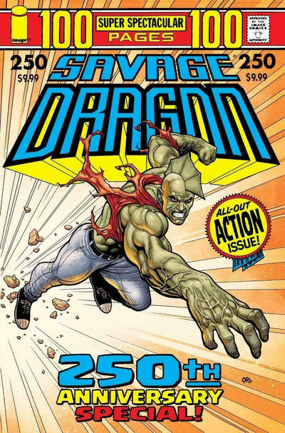 Cover for Savage Dragon (Image, 1993 series) #250 [Cover B - Frank Cho]