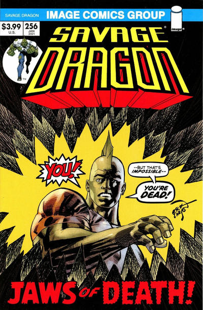 Cover for Savage Dragon (Image, 1993 series) #256 [70's Retro Variant]