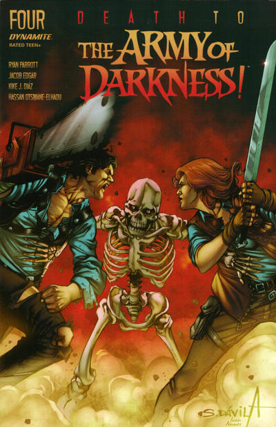 Cover for Death to the Army of Darkness! (Dynamite Entertainment, 2020 series) #4 [Cover B Sergio Dávila]