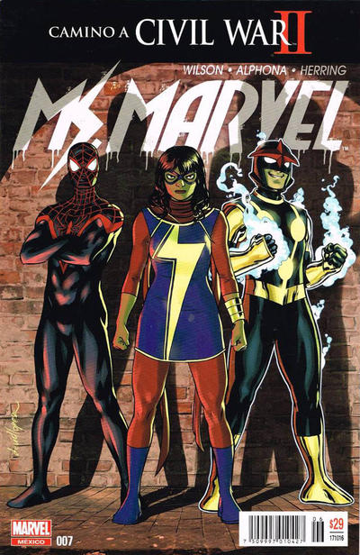 Cover for Ms. Marvel (Editorial Televisa, 2016 series) #7