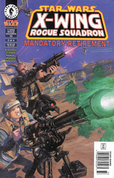 Cover for Star Wars: X-Wing Rogue Squadron (Dark Horse, 1995 series) #33 [Newsstand]