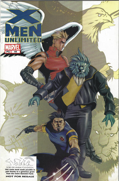 Cover for X-Men Unlimited (Marvel, 1993 series) #44 [Doris Day Animal Foundation]