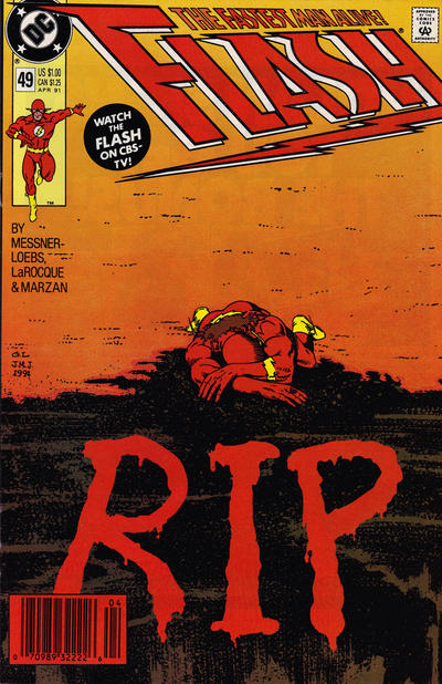 Cover for Flash (DC, 1987 series) #49 [Newsstand]