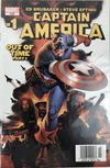 Cover Thumbnail for Captain America (2005 series) #1 [Newsstand]