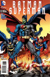 Cover for Batman / Superman (DC, 2013 series) #13 [Batman 75th Anniversary Cover]