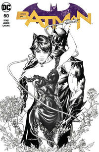 Cover Thumbnail for Batman (DC, 2016 series) #50 [Legacy Comics Eric Basaldua Black and White Cover]