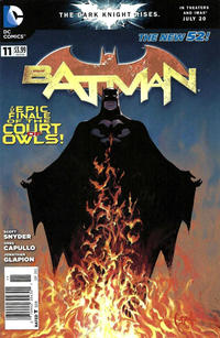 Cover for Batman (DC, 2011 series) #11 [Newsstand]