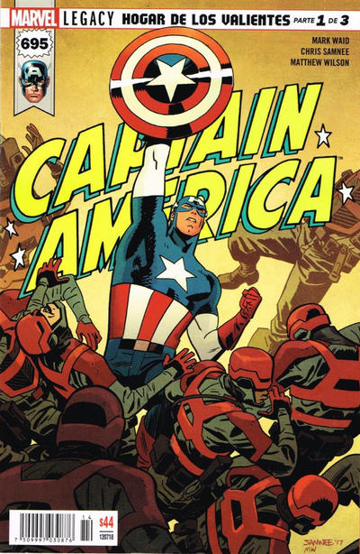 Cover for Captain America (Editorial Televisa, 2018 series) #695