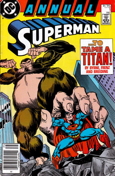Cover for Superman Annual (DC, 1987 series) #1 [Canadian]