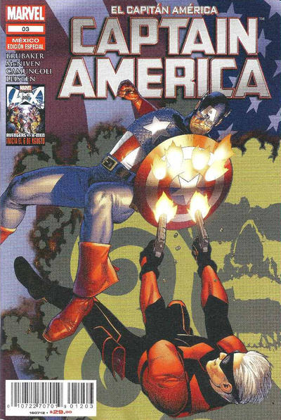 Cover for El Capitán América, Captain America (Editorial Televisa, 2012 series) #3
