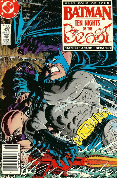 Cover for Batman (DC, 1940 series) #420 [Canadian]