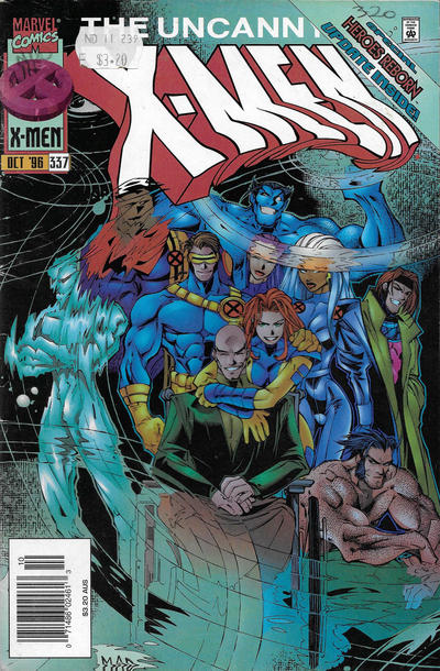 Cover for The Uncanny X-Men (Marvel, 1981 series) #337 [Australian]