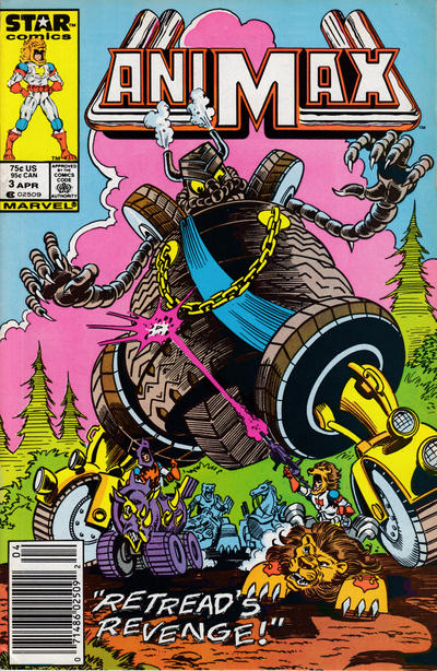 Cover for Animax (Marvel, 1986 series) #3 [Newsstand]