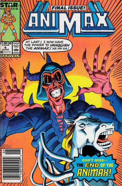 Cover for Animax (Marvel, 1986 series) #4 [Newsstand]