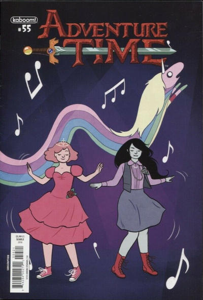 Cover for Adventure Time (Boom! Studios, 2012 series) #55 [Subscription Cover - Sarah Searle]