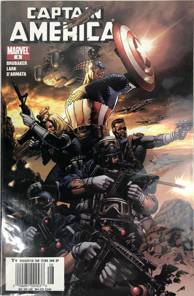 Cover for Captain America (Marvel, 2005 series) #9 [Newsstand]