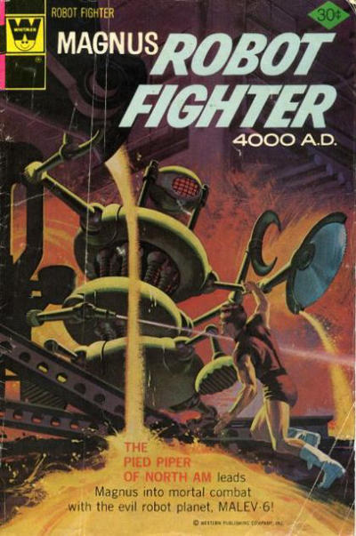 Cover for Magnus, Robot Fighter (Western, 1963 series) #45 [Whitman]