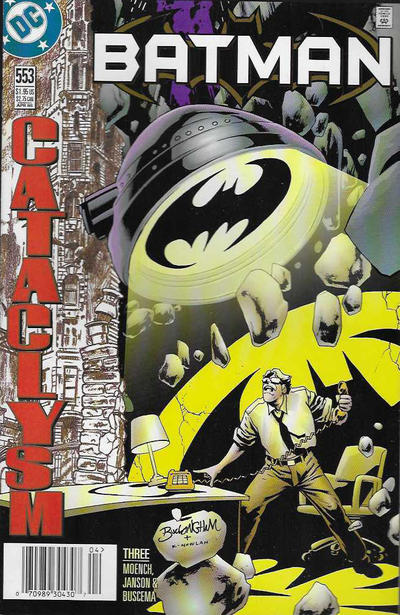 Cover for Batman (DC, 1940 series) #553 [Newsstand]