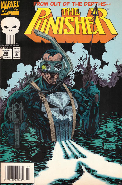 Cover for The Punisher (Marvel, 1987 series) #90 [Newsstand]