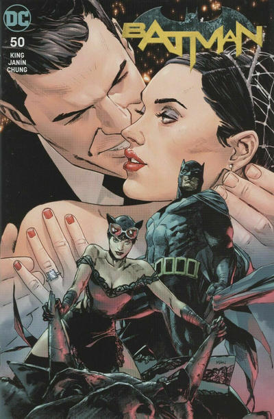 Cover for Batman (DC, 2016 series) #50 [Comic Sketch Art Clay Mann "Bruce and Selina" Cover]