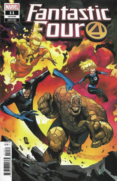 Cover for Fantastic Four (Marvel, 2018 series) #11 (656) [Pepe Larraz]