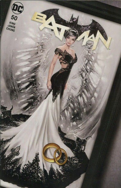Cover for Batman (DC, 2016 series) #50 [Comic Market Street Natali Sanders "Frame & Rings" Cover]
