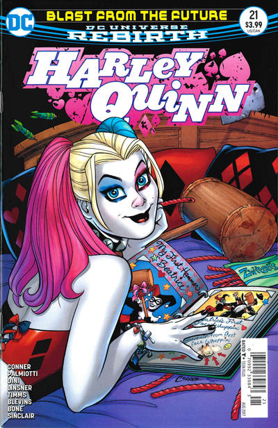 Cover for Harley Quinn (DC, 2016 series) #21 [Newsstand]