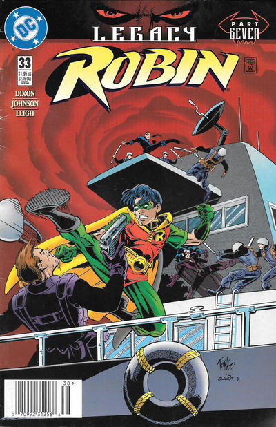 Cover for Robin (DC, 1993 series) #33 [Newsstand]