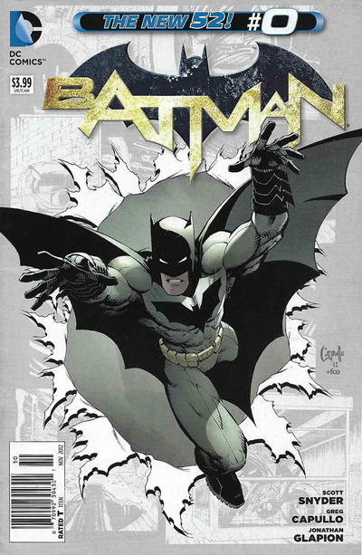 Cover for Batman (DC, 2011 series) #0 [Newsstand]