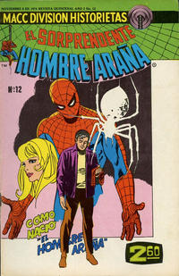 Cover Thumbnail for El Sorprendente Hombre Araña (Editorial OEPISA, 1974 series) #12