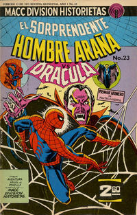 Cover Thumbnail for El Sorprendente Hombre Araña (Editorial OEPISA, 1974 series) #23