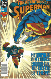 Cover Thumbnail for Adventures of Superman (DC, 1987 series) #506 [Newsstand]
