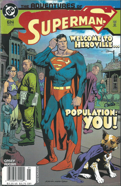 Cover for Adventures of Superman (DC, 1987 series) #614 [Newsstand]