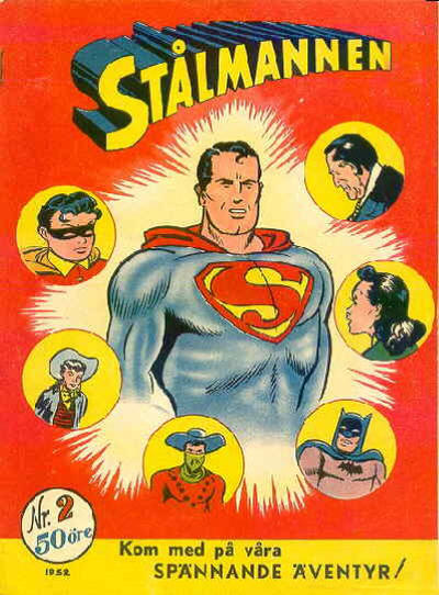 Cover for Stålmannen (Centerförlaget, 1949 series) #2/1952
