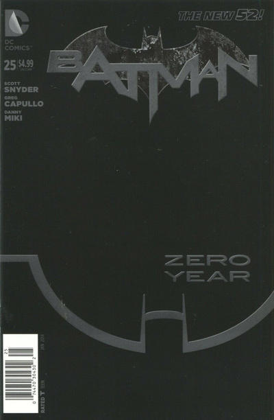 Cover for Batman (DC, 2011 series) #25 [Newsstand]
