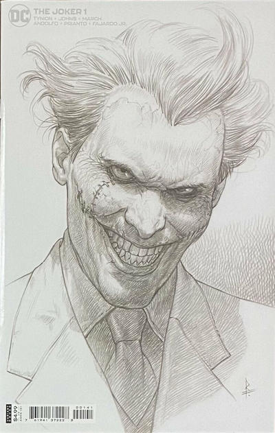 Cover for The Joker (DC, 2021 series) #1 [Riccardo Federici Sketch Variant Cover]