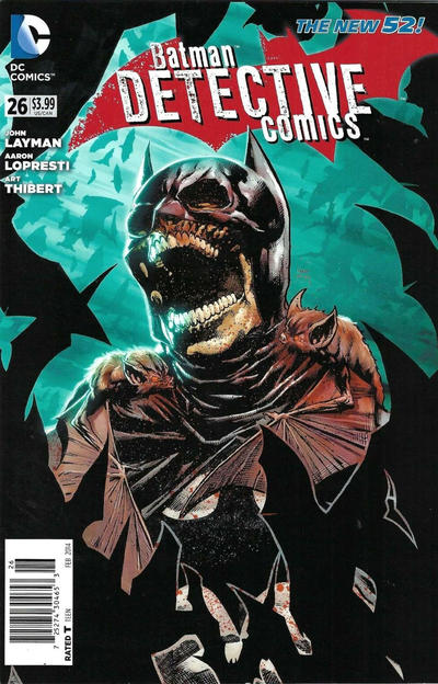 Cover for Detective Comics (DC, 2011 series) #26 [Newsstand]