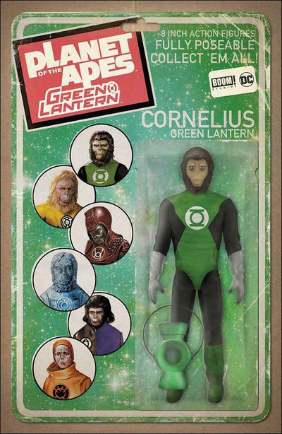 Cover for Planet of the Apes / Green Lantern (Boom! Studios, 2017 series) #1 [Action Figure Variant Cover]