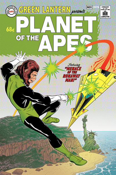 Cover for Planet of the Apes / Green Lantern (Boom! Studios, 2017 series) #1 [Classic Variant Cover]
