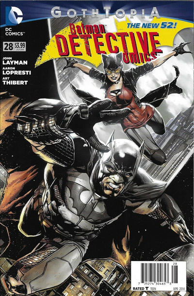 Cover for Detective Comics (DC, 2011 series) #28 [Newsstand]