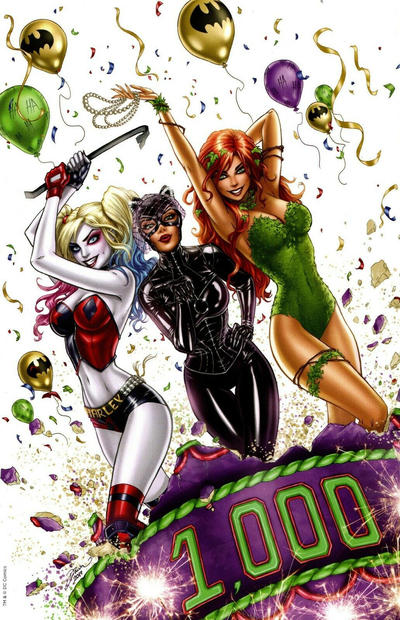 Cover for Detective Comics (DC, 2011 series) #1000 [Comics Elite Exclusive Dawn McTeigue Color Virgin Cover]