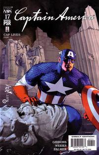 Cover Thumbnail for Captain America (Marvel, 2002 series) #17 [Direct Edition]